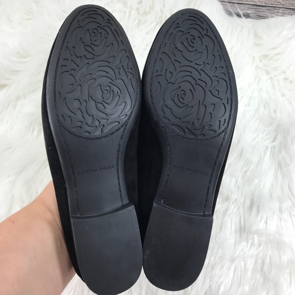 Taryn Rose Blythe Floral Silky Suede Mule Loafer - Picture 7 of 8